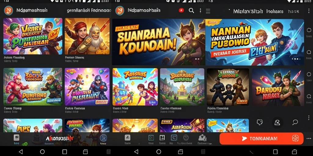 Screenshot menampilkan aksi seru dalam permainan.