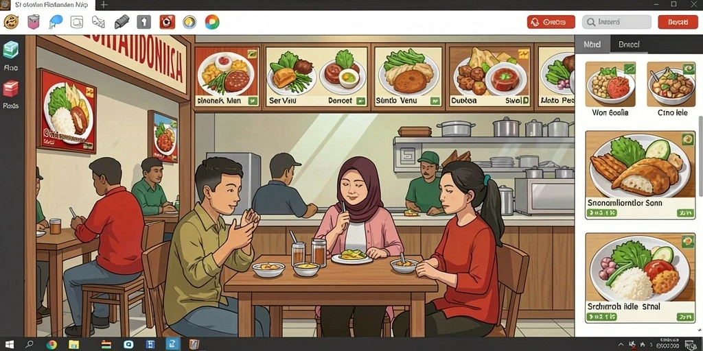 Tampilan antarmuka yang sederhana dan intuitif.