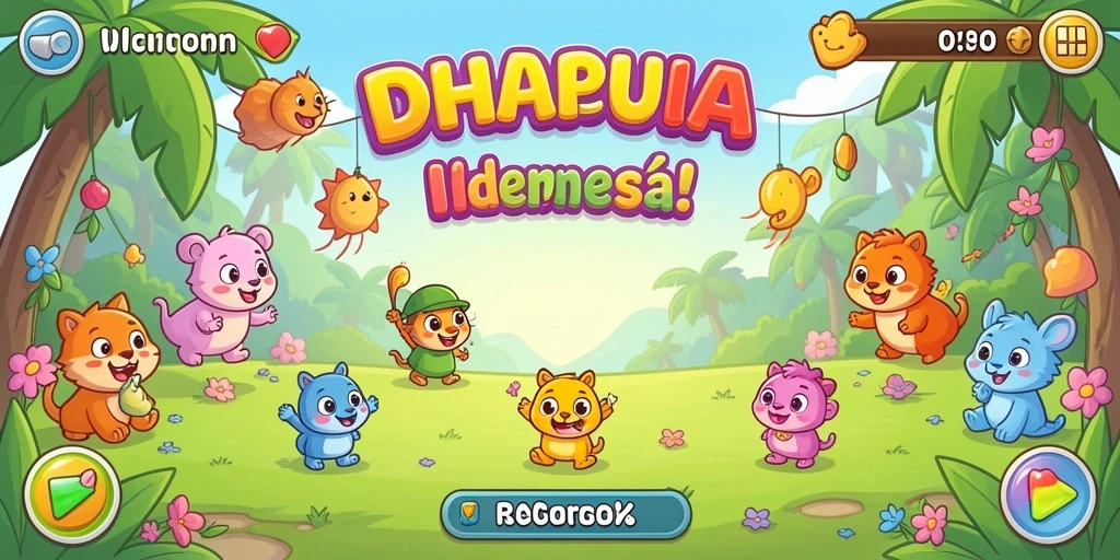 Tampilan menu utama yang intuitif dan menarik.