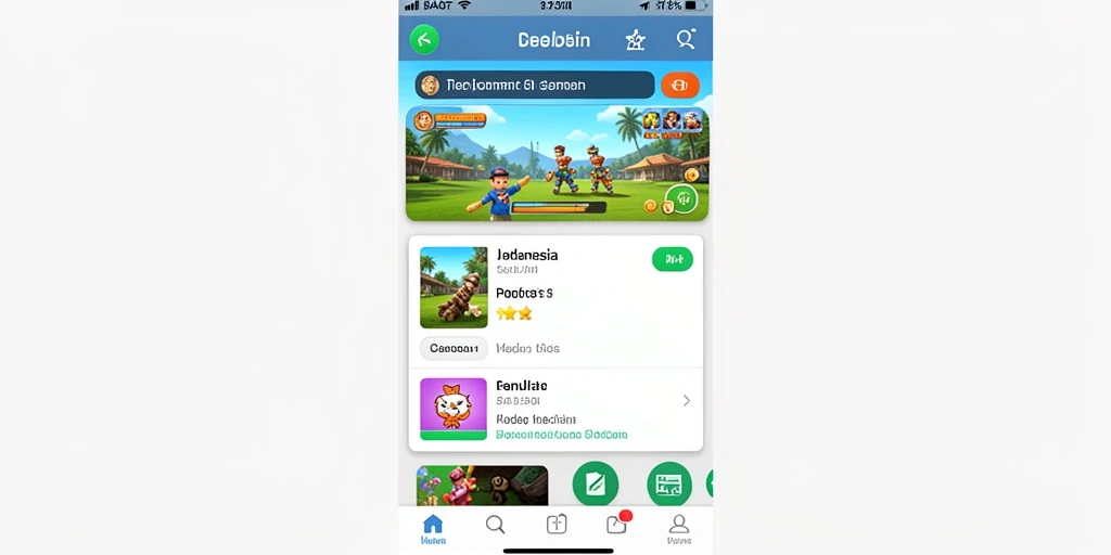 Tampilan awal yang menarik dan mudah dipahami.
