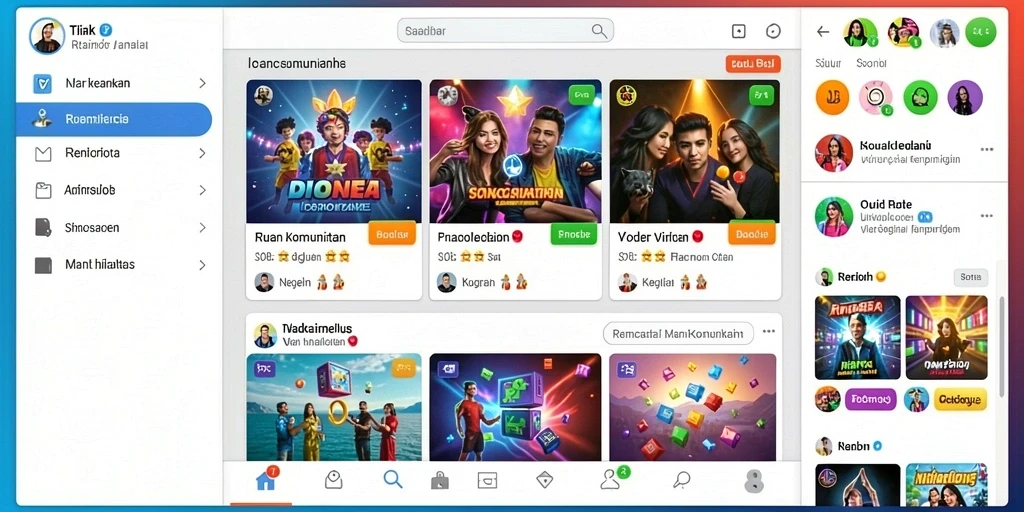 Tampilan antarmuka yang modern dan menarik.