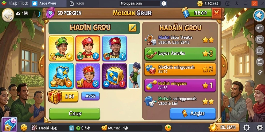 Screenshot menunjukkan karakter utama dalam aksi.