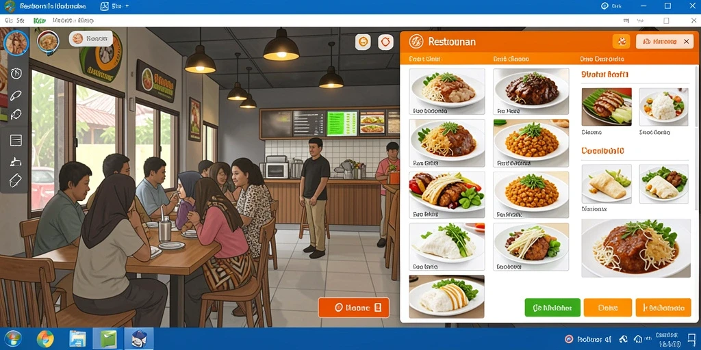 Tampilan antarmuka yang user-friendly dan menarik.