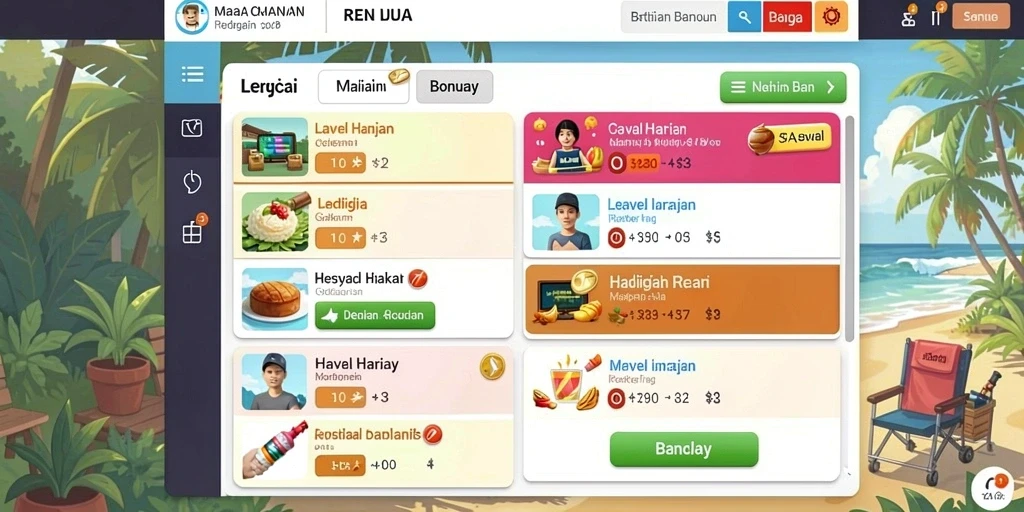 Screenshot GOLTOGEL - Tampilan antarmuka yang menarik.