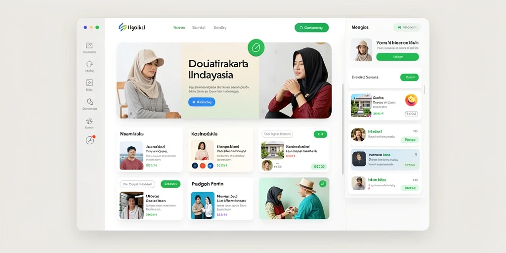 Tampilan antarmuka yang intuitif dan menarik.