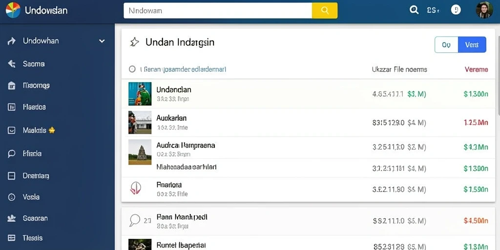Tampilan antarmuka yang intuitif dan menarik.