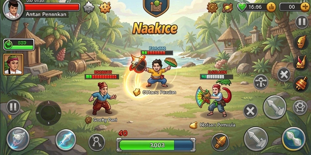 Gambaran permainan slot yang menarik dan berwarna.